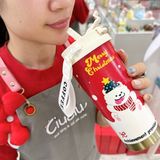  Cốc giữ nhiệt cún Giáng Sinh 520ml 