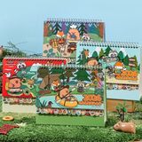  Lịch để bàn Capybara cắm trại 