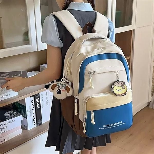  Balo móc khoá cún bánh 45x33x19cm 