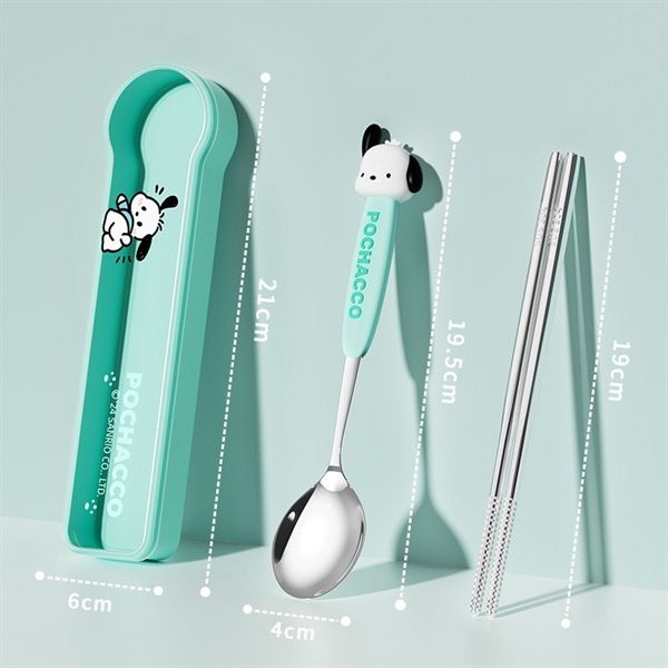  Set thìa đũa Sanrio kèm hộp 