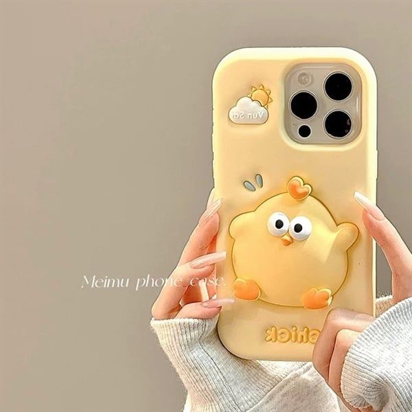 Ốp silicon gà béo nổi 