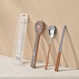  Set thìa đũa Line Friend kèm hộp 