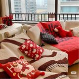  Gối vuông dựa lưng ngựa Tết 45cm 