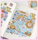  Sổ Sticker 63 tờ Telado bé gái gấu 