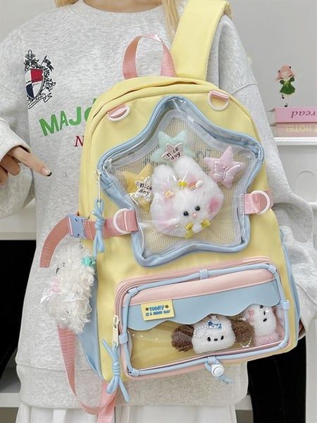  Balo 3 thỏ ngăn ngôi sao 