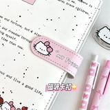  Sổ da Hello Kitty gáy lò xo A5 