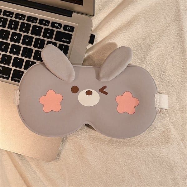  Bịt mắt 3D thỏ tai nổi 