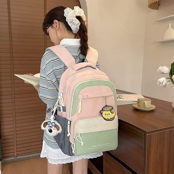  Balo móc khoá cún bánh 45x33x19cm 