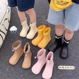  Ủng trơn dây rút cổ 