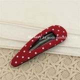  Kẹp mái đỏ chấm bi 