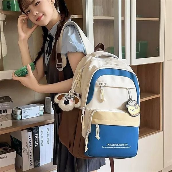  Balo móc khoá cún bánh 45x33x19cm 