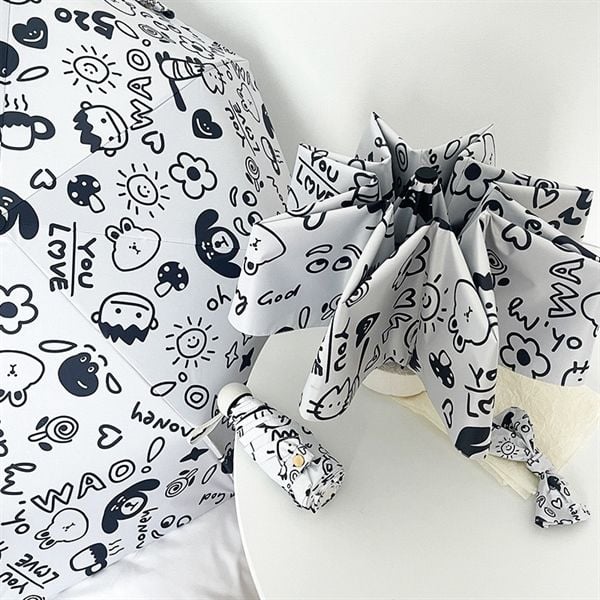  Ô hình vẽ trắng đen 