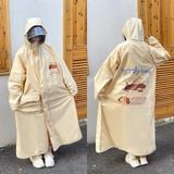  Áo mưa choàng hình dễ thương 