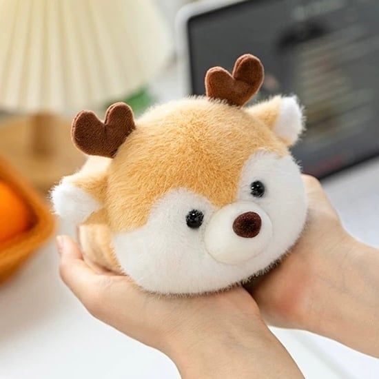  Tuần lộc bông dáng nằm 16cm 