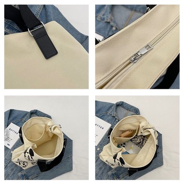  Túi tote cứng Mickey 44x33x17cm 