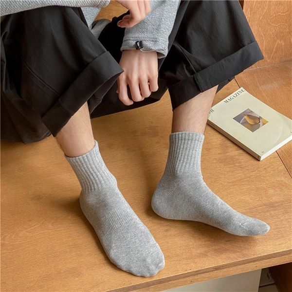  Tất SKSTMG trơn gân cổ 