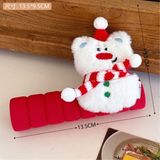  Bọc tay nắm cửa Giáng Sinh thú bông 