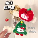  Bọc tay nắm cửa Giáng Sinh thú bông 