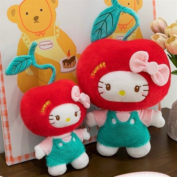  Hello Kitty bông mũ táo 