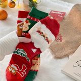  Tất Giáng Sinh mix lông nhung 