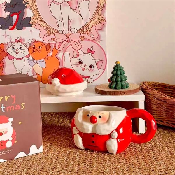  Cốc ông già Noel Geometric 360ml 