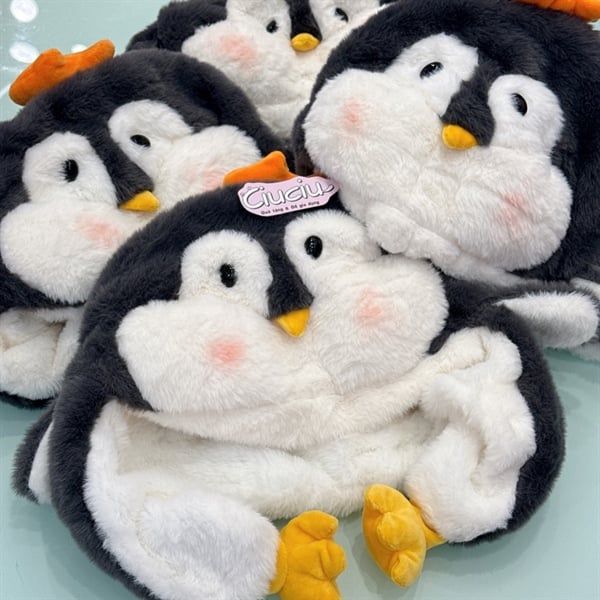  Mũ bông cánh cụt má béo 