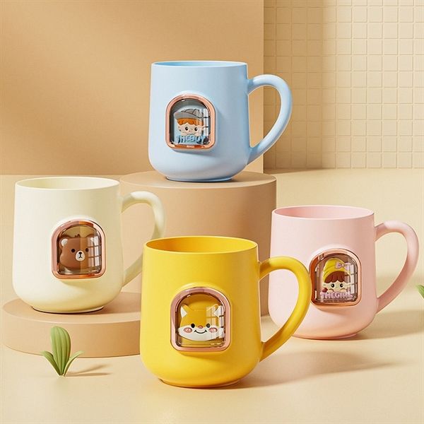  Cốc nhựa cửa sổ dễ thương 330ml 