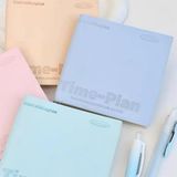  Sổ Time Plan sắc màu 10x10cm 