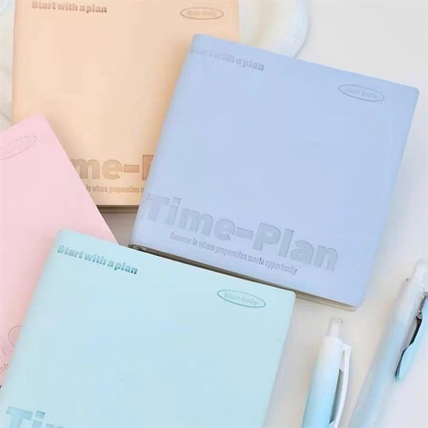  Sổ Time Plan sắc màu 10x10cm 