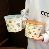  Bát tô ăn mì Tom&Jerry có nắp 1100ml 