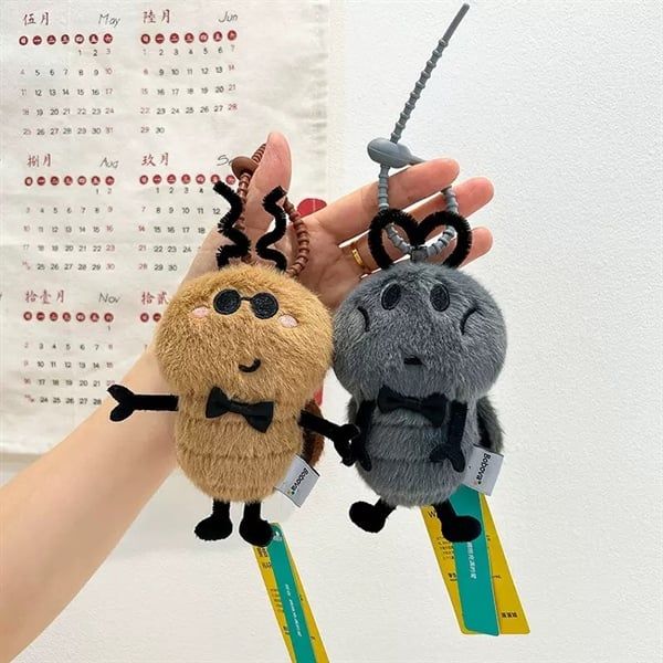  Móc khoá gián bông 10cm 