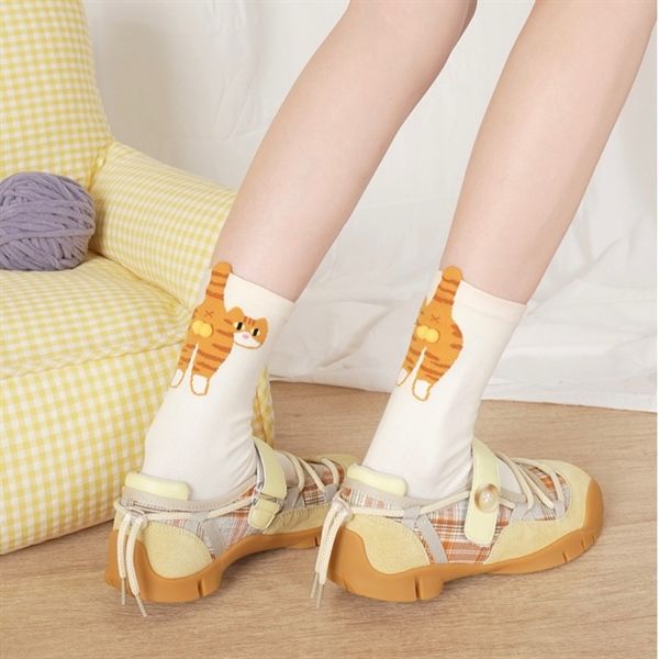  Tất DAMAHOOV mèo bi bông nổi 