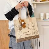  Túi tote cứng vuông Teddy 