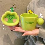  Cốc Line Friends quai tròn 350ml 