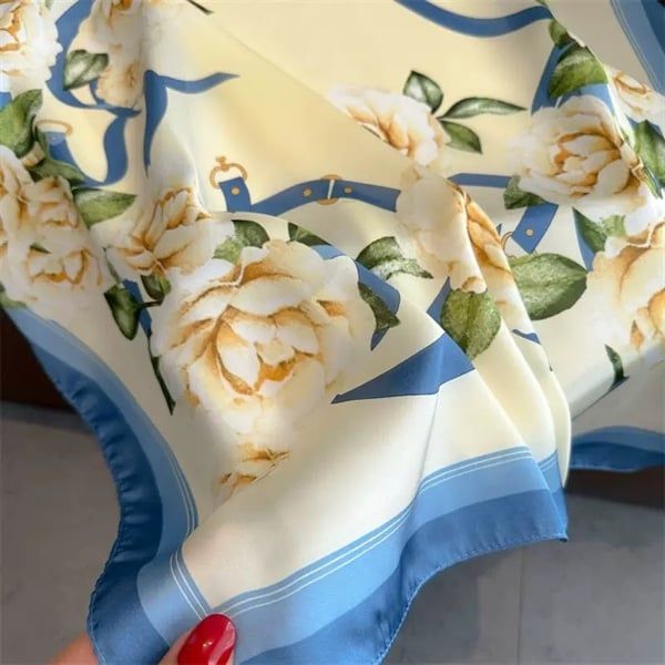  Khăn lụa vuông quàng cổ 70x70cm - 6 