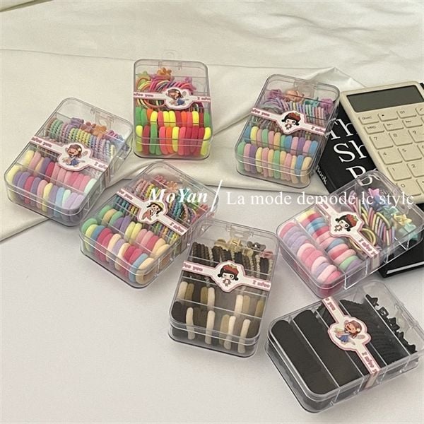  Hộp chun mix kẹp mini 5 ngăn 