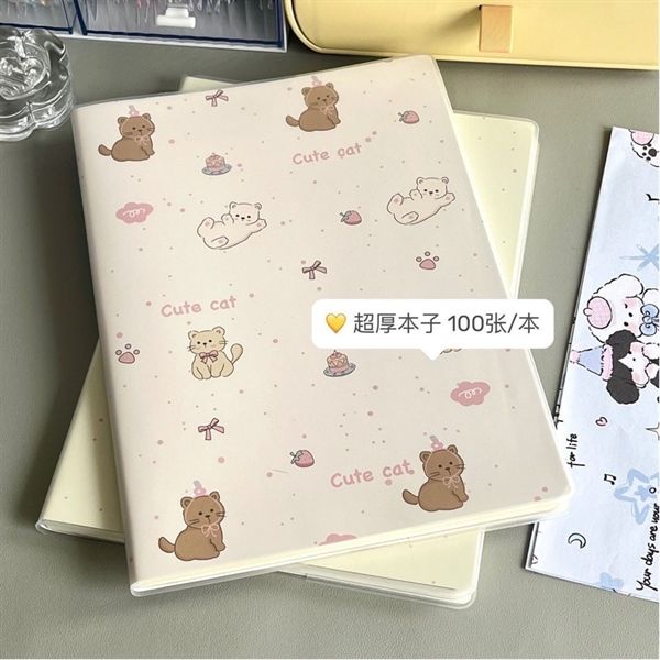  Sổ mèo bìa bọc nhám A5 