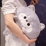  Gối kèm chăn thú dấu chân 40cm 