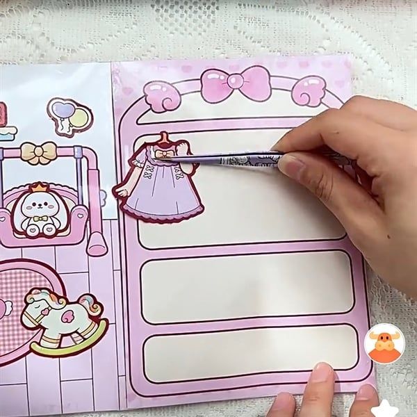  Set làm sổ DIY stylist phòng công chúa Telado 
