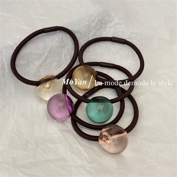  Chun buộc tóc đá giọt nước 
