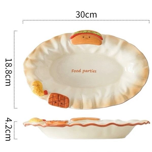  Set bát đĩa hình đồ ăn 