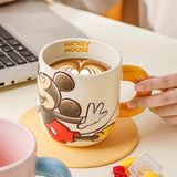  Cốc sứ Mickey quai béo 650ml 