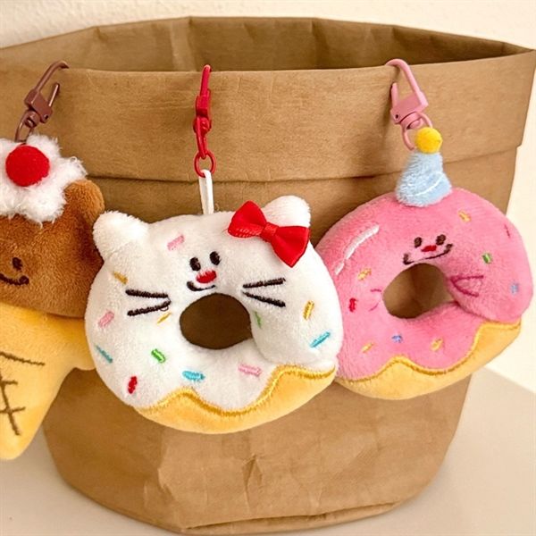  Móc khoá bông bánh donut 