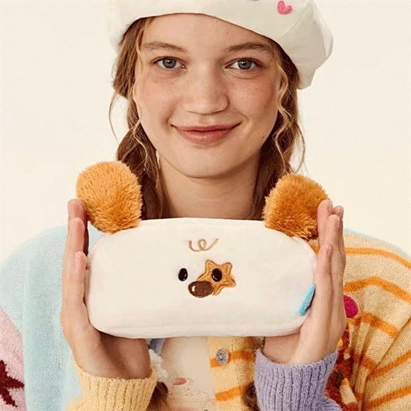  Hộp bút bông thú tai nổi 