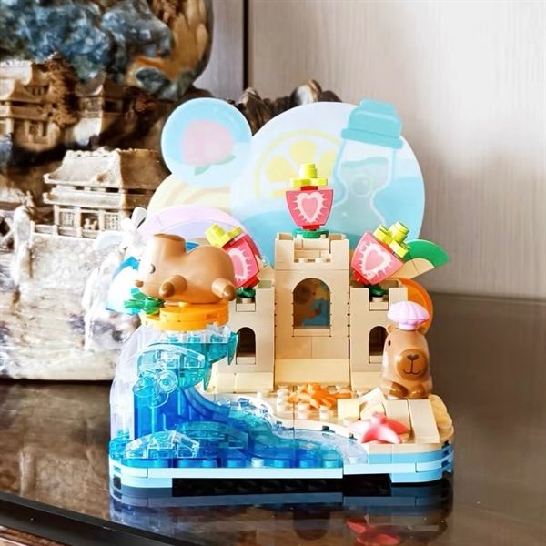  Xếp hình Jaki Capybara nghỉ dưỡng 