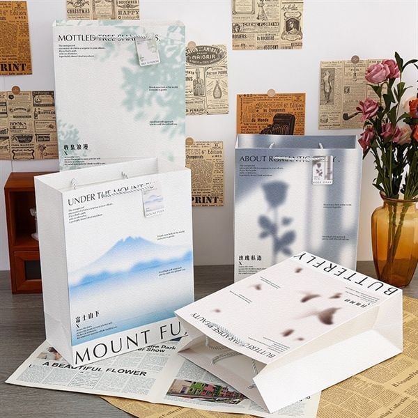  Túi quà bóng mờ Romantic 