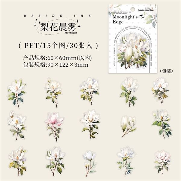  Sticker hoa lá Have a good day 