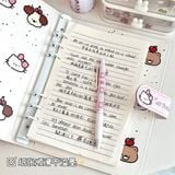  Sổ da Hello Kitty gáy lò xo A5 