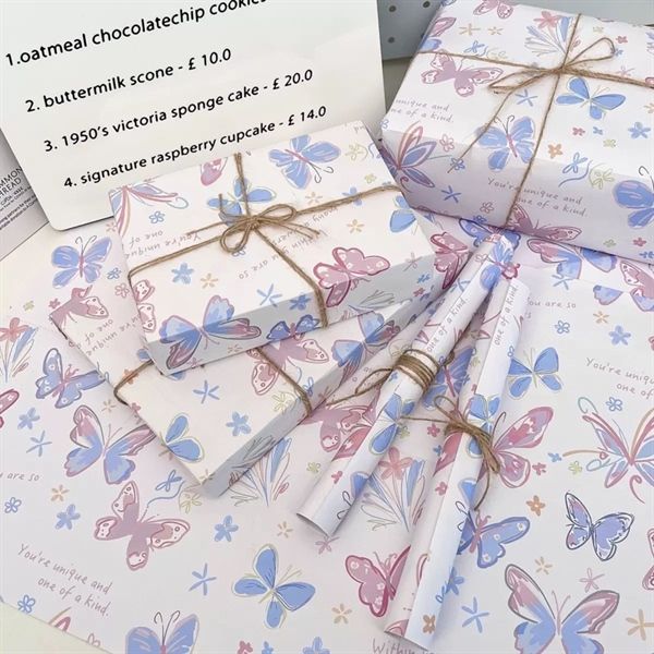  Giấy gói quà mỏng gập 