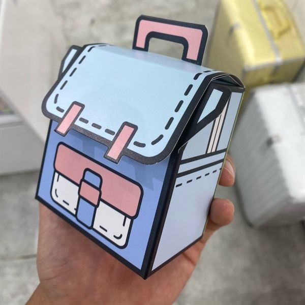  Hộp quà gấp hình balo 